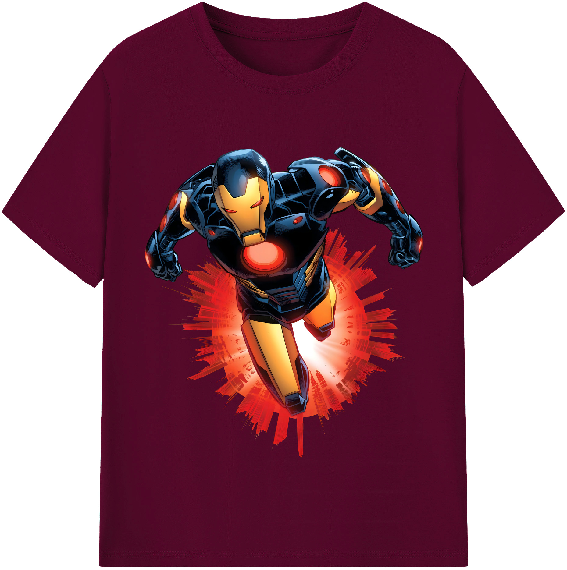 （画像用） アベンジャーズ The Avengers レディースカジュアルプリントTシャツ（綿100％）